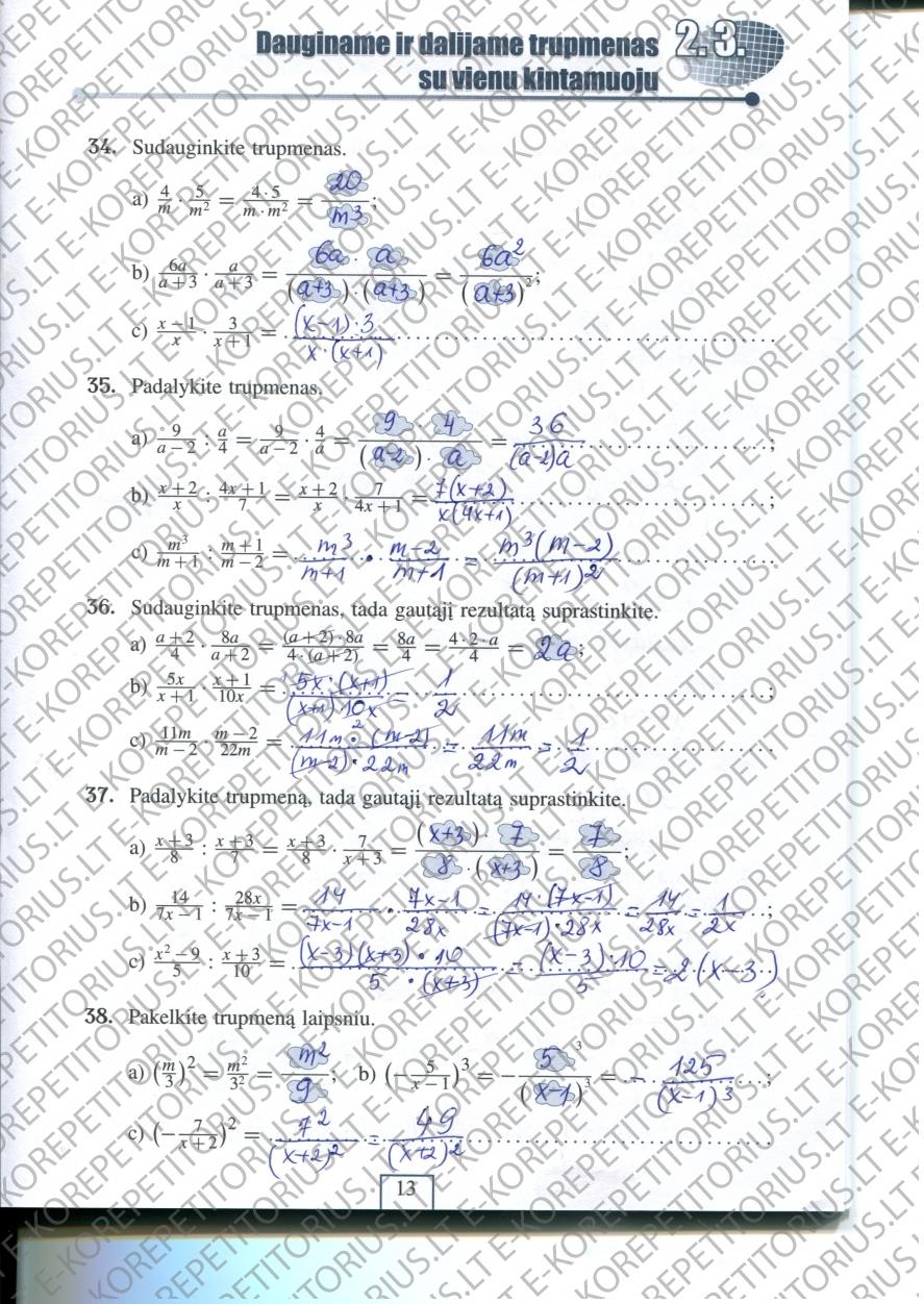 pratybu atsakymai