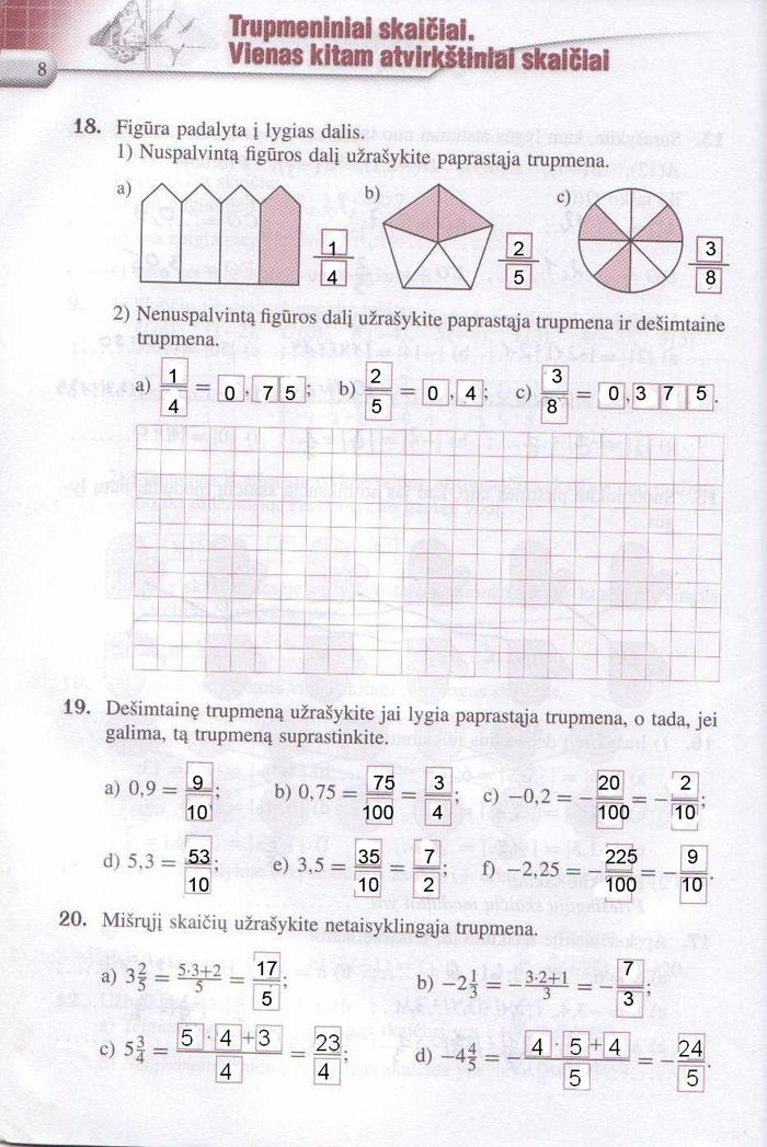 pratybu atsakymai