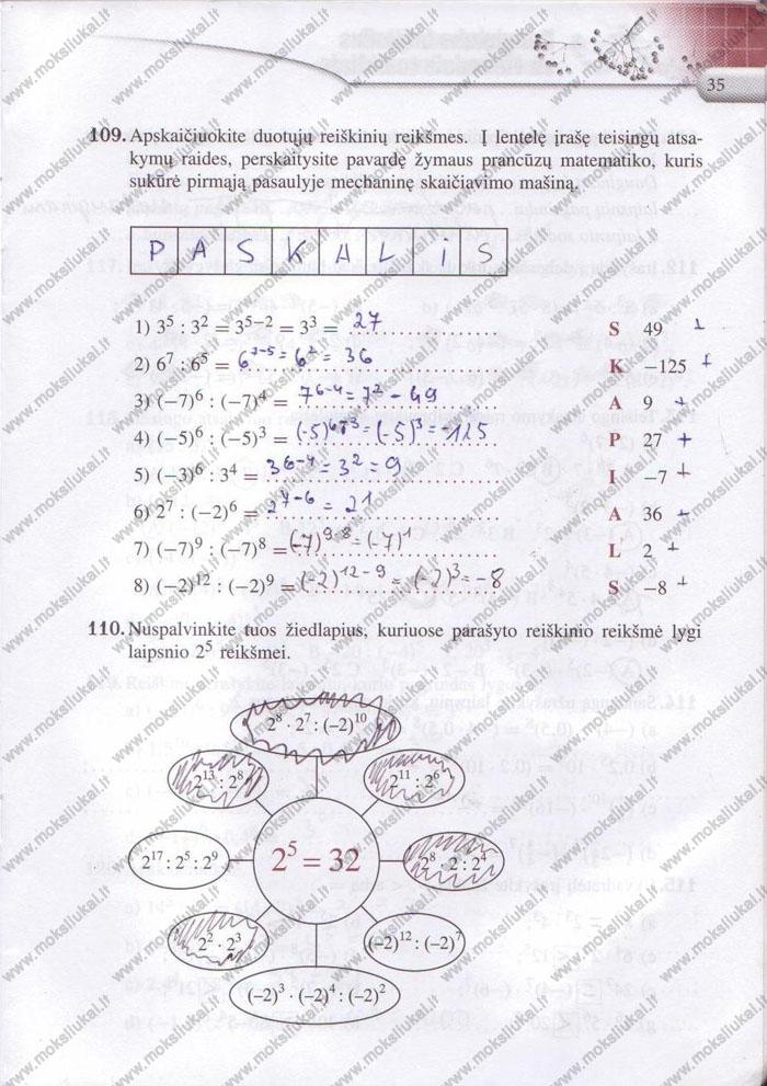 pratybu atsakymai