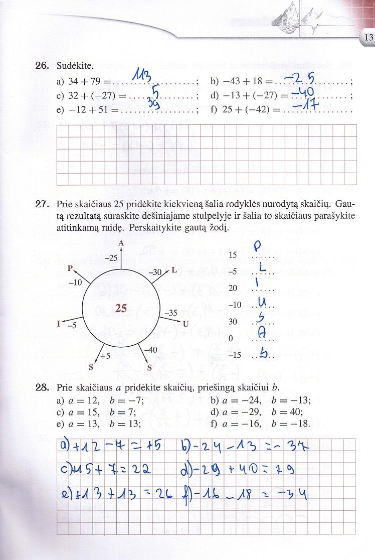 pratybu atsakymai