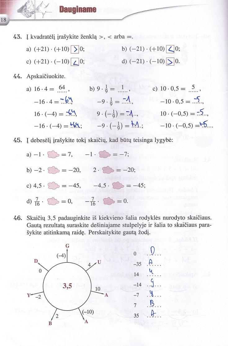 pratybu atsakymai