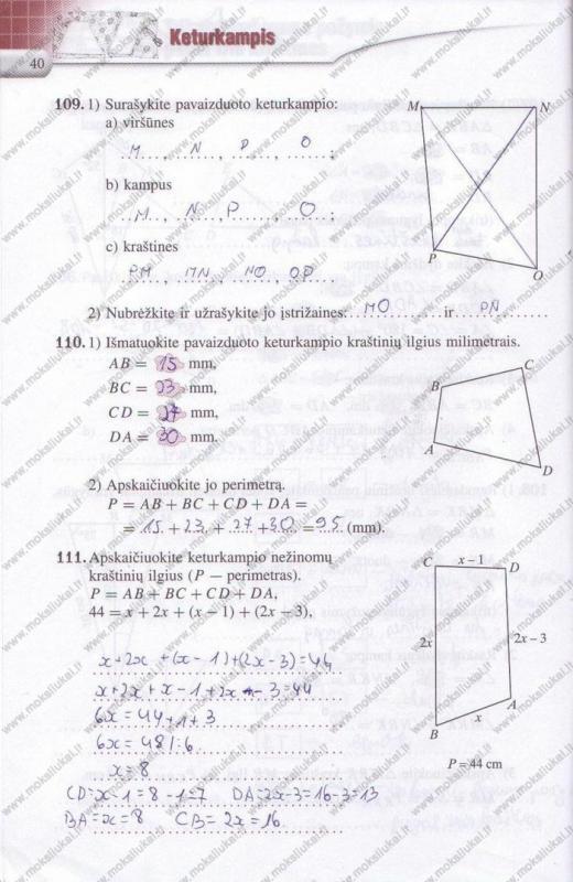 pratybu atsakymai