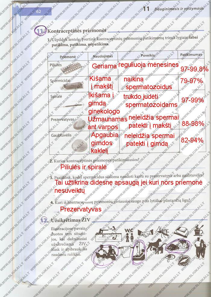 pratybu atsakymai