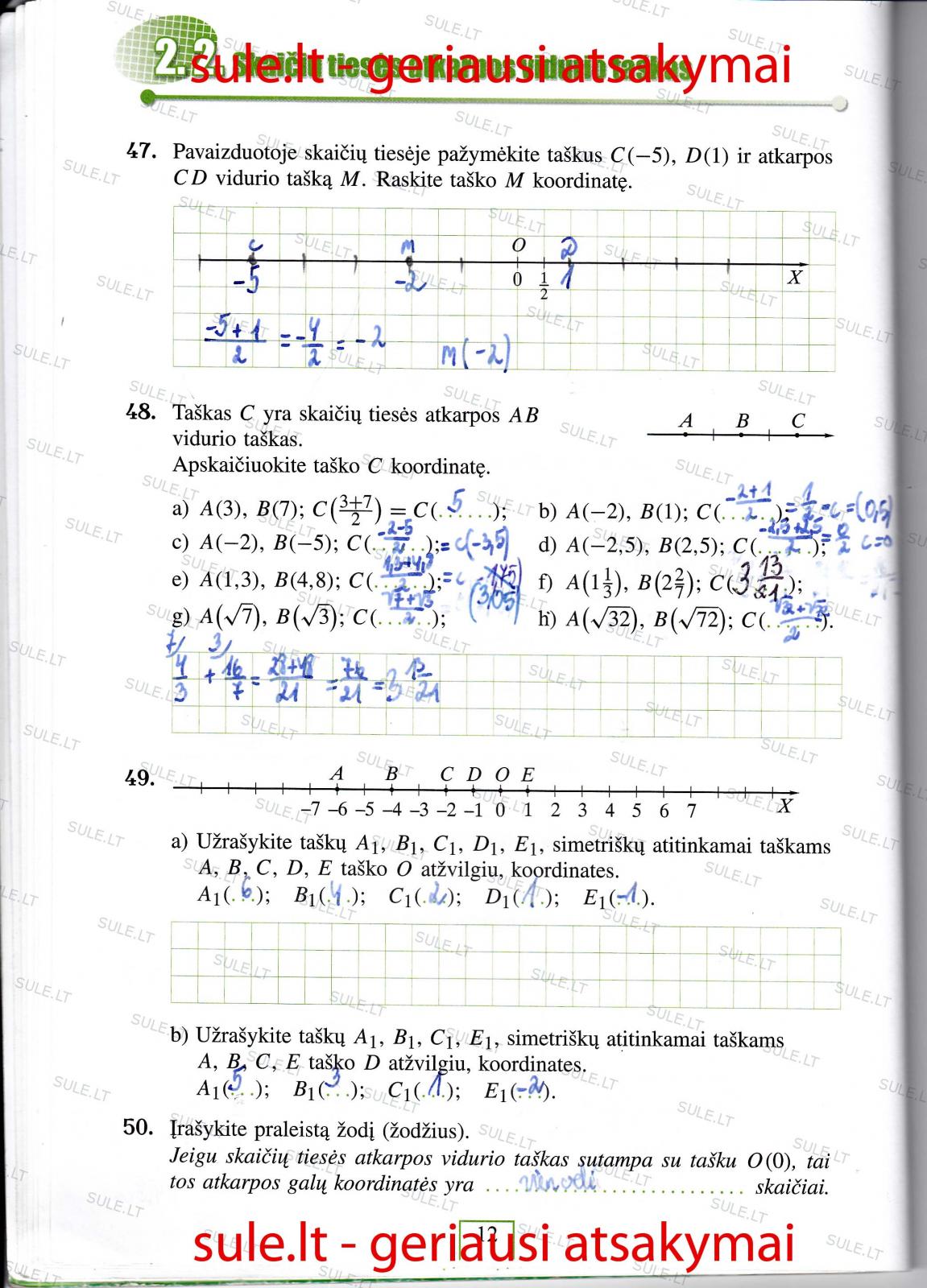 pratybu atsakymai