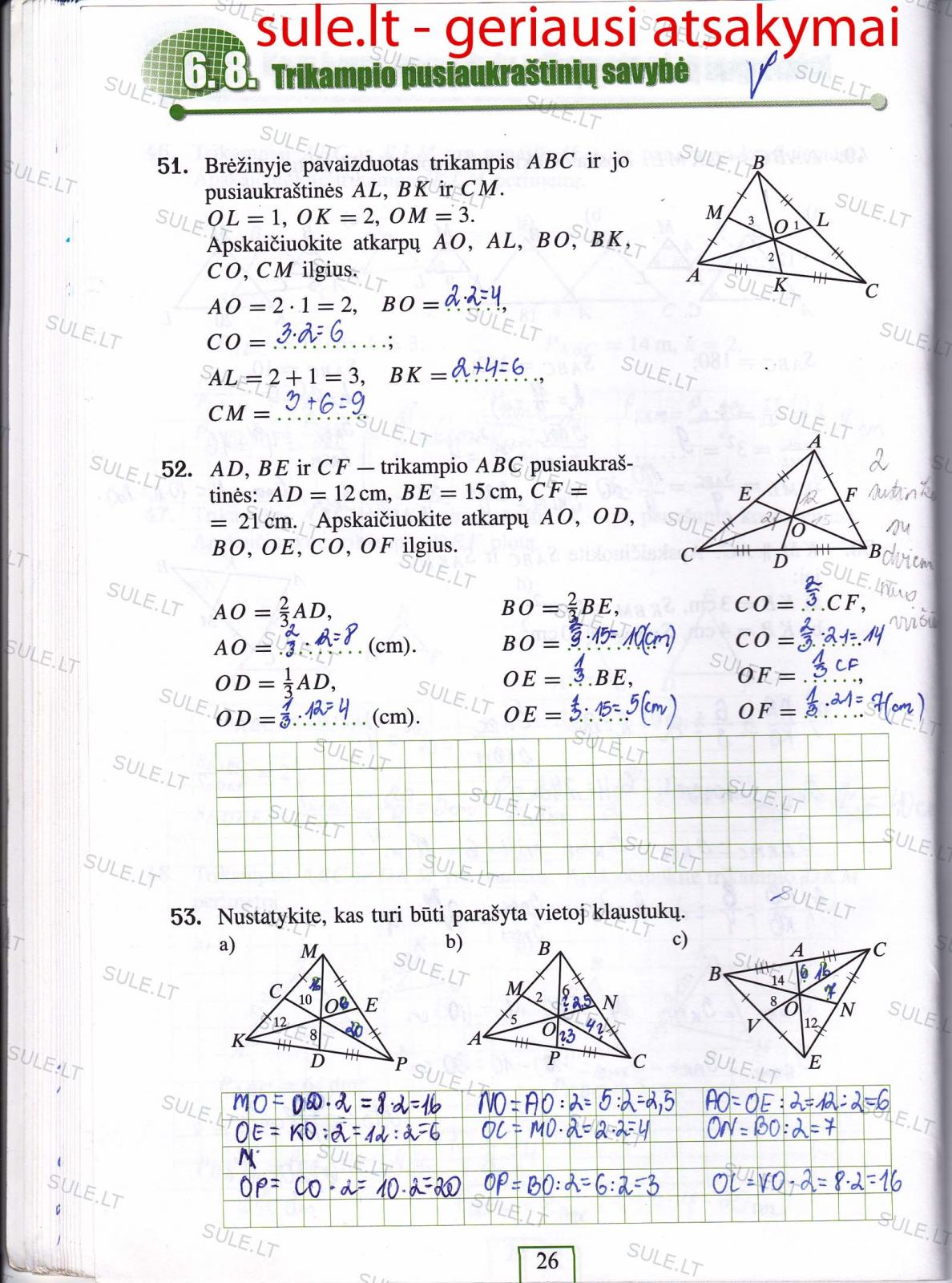 pratybu atsakymai