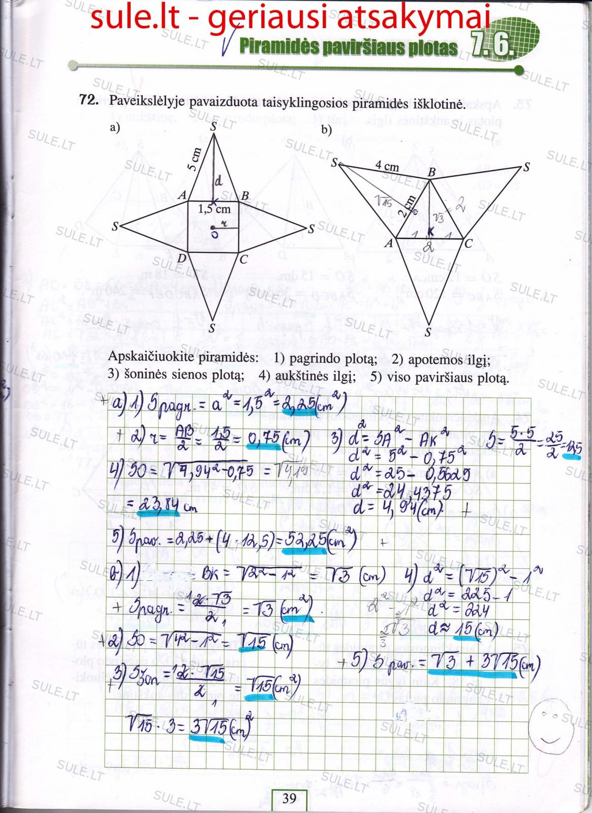 pratybu atsakymai