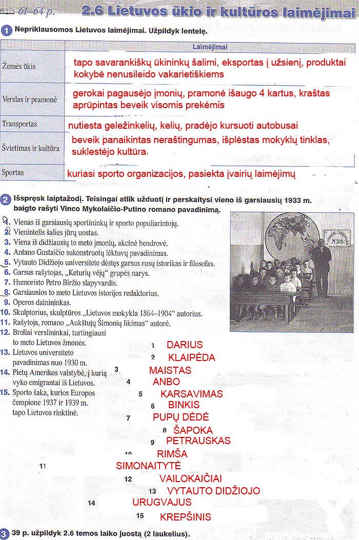 pratybu atsakymai