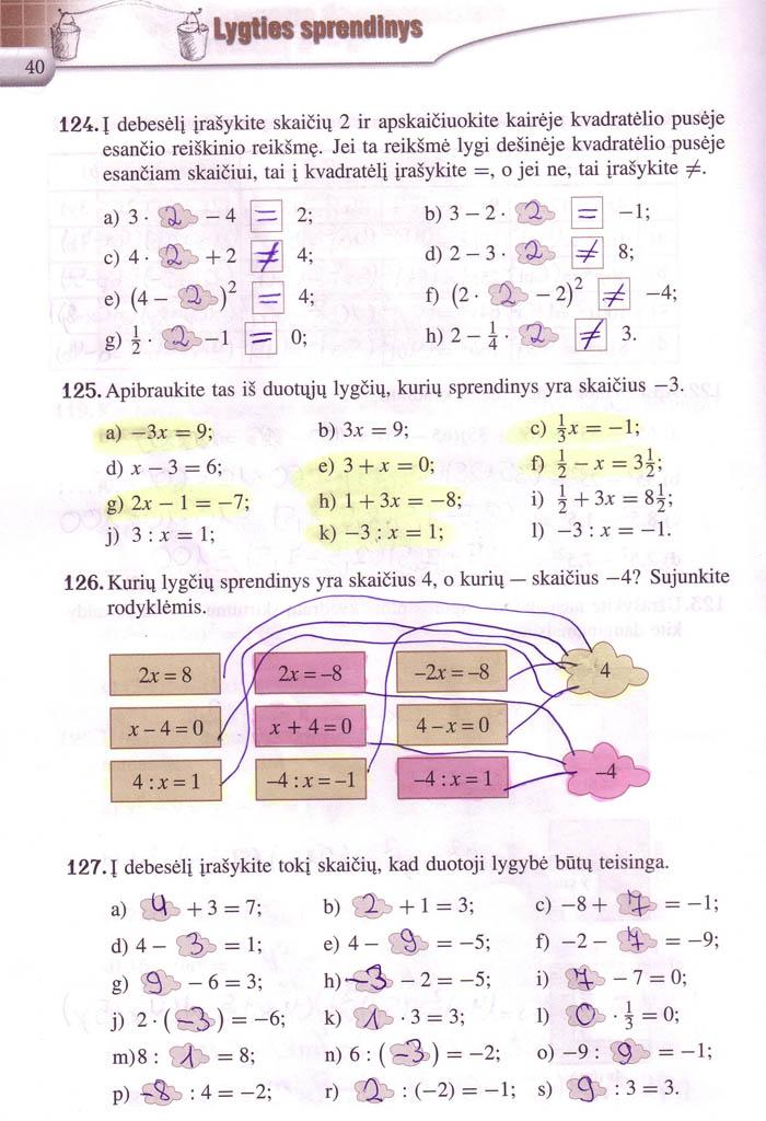 pratybu atsakymai