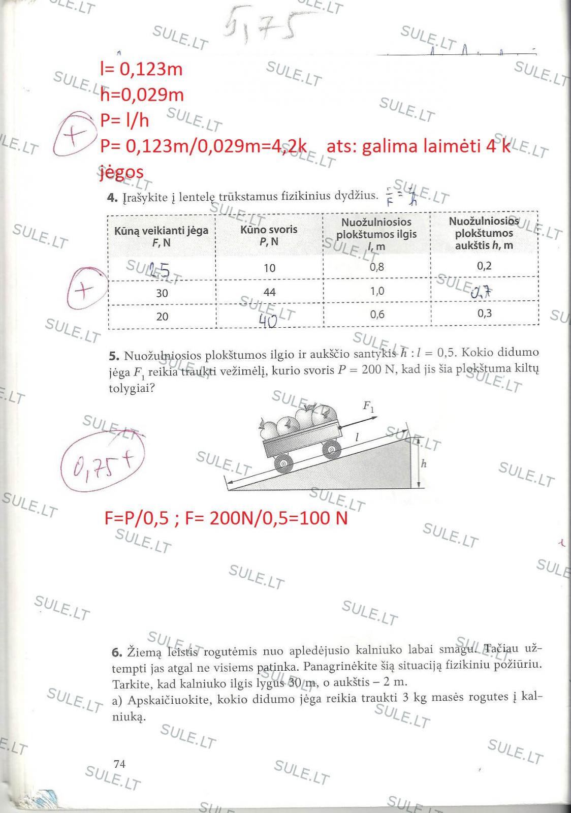 pratybu atsakymai