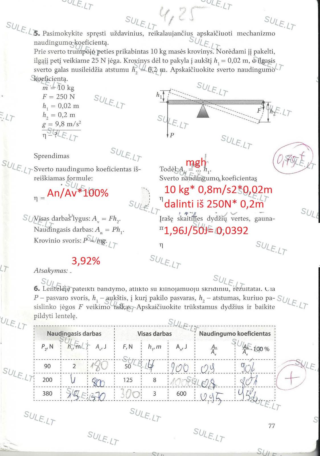 pratybu atsakymai