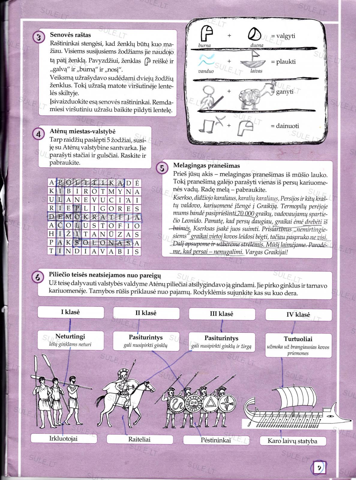 pratybu atsakymai