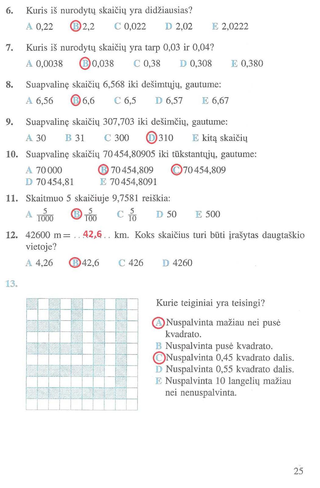 pratybu atsakymai