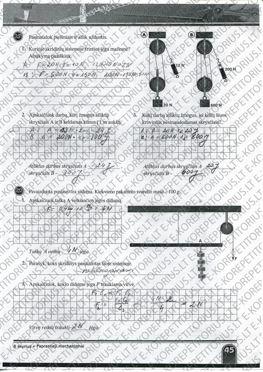 pratybu atsakymai