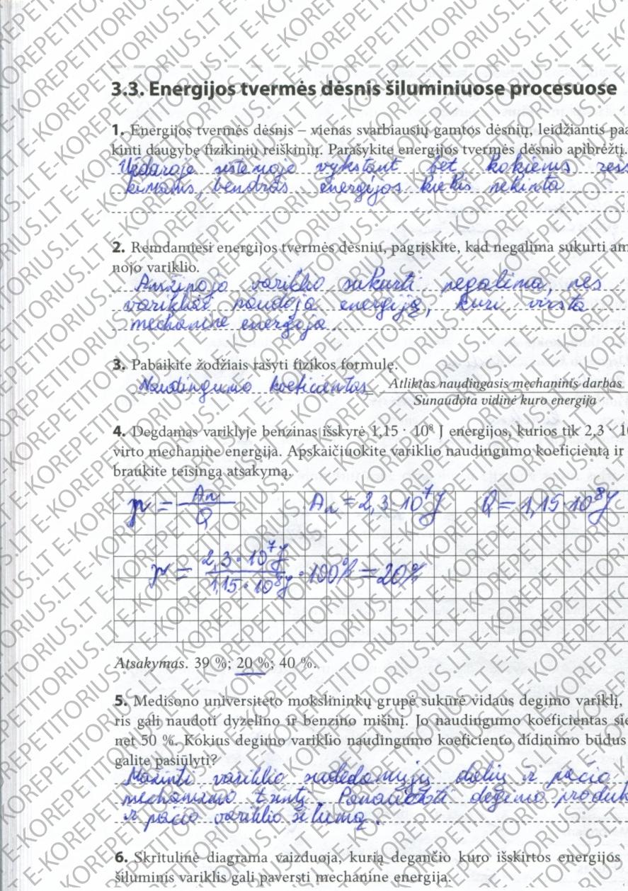 pratybu atsakymai