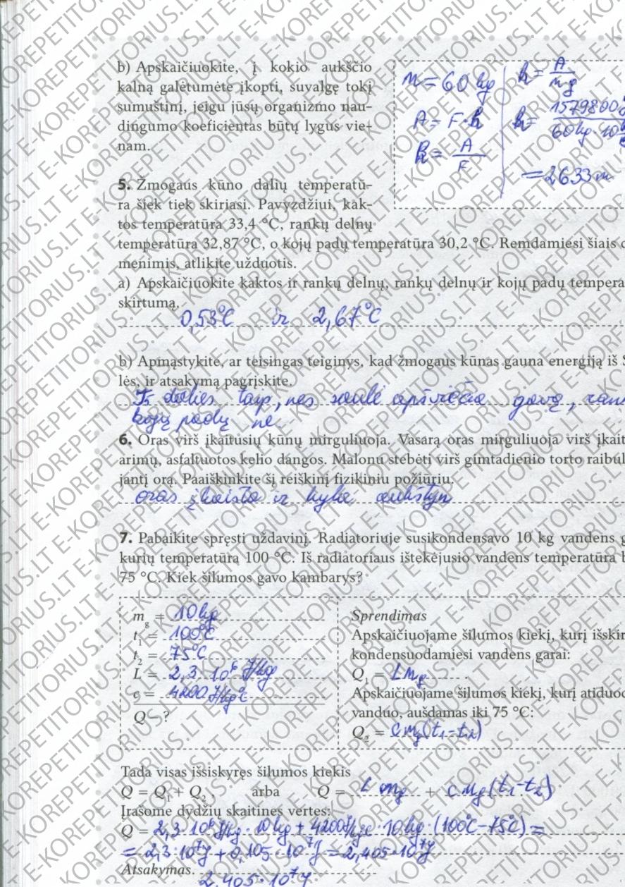 pratybu atsakymai