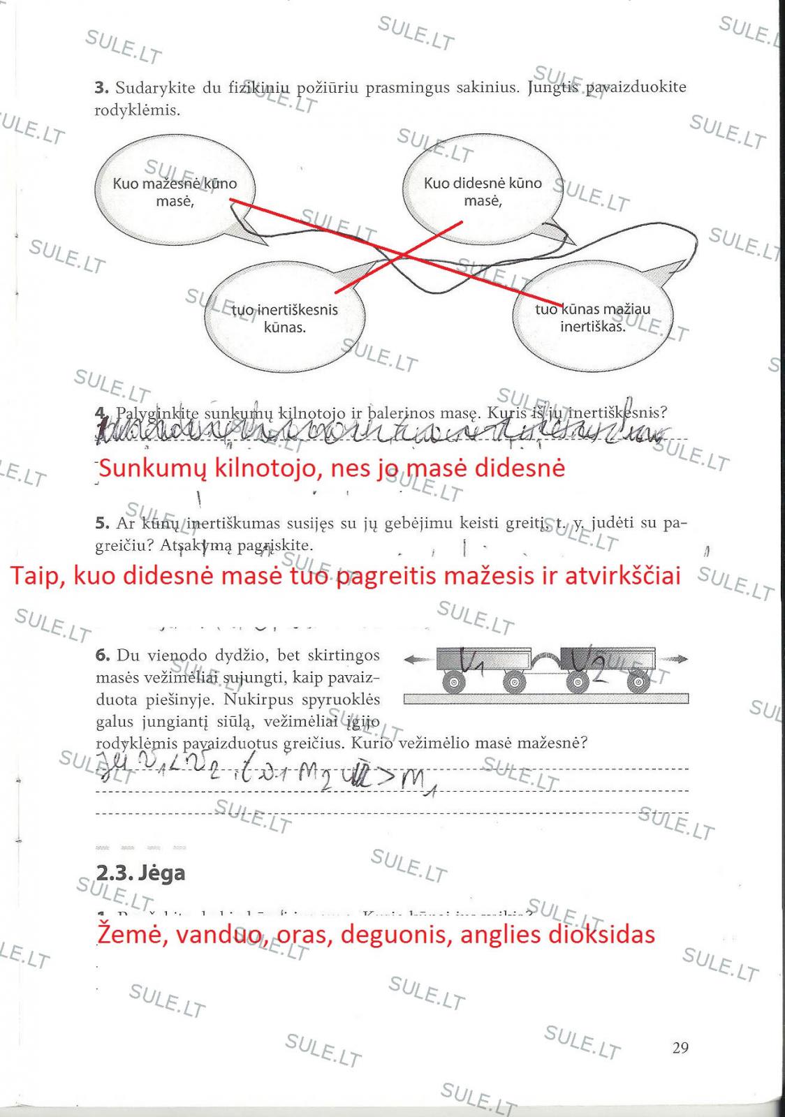 pratybu atsakymai