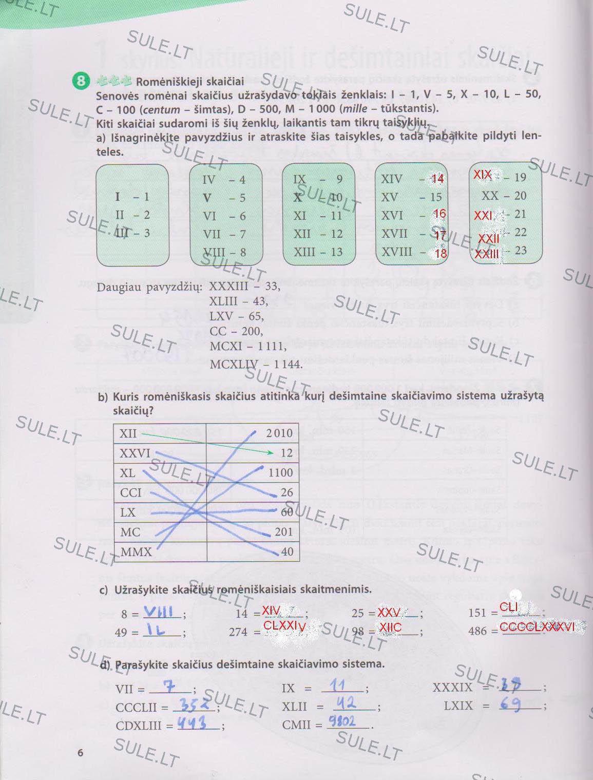 pratybu atsakymai