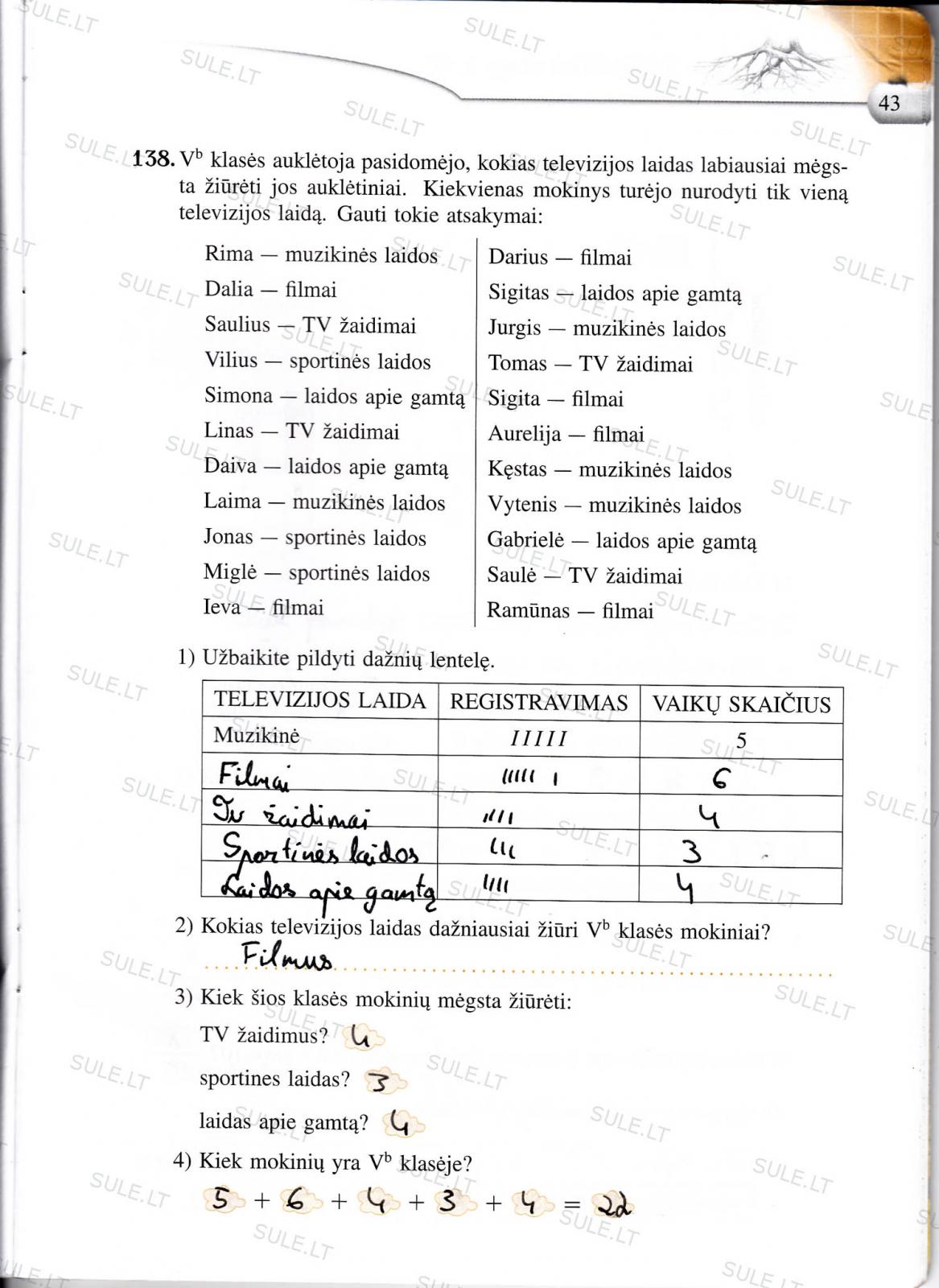 pratybu atsakymai