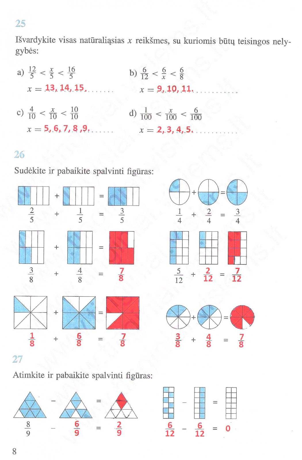 pratybu atsakymai