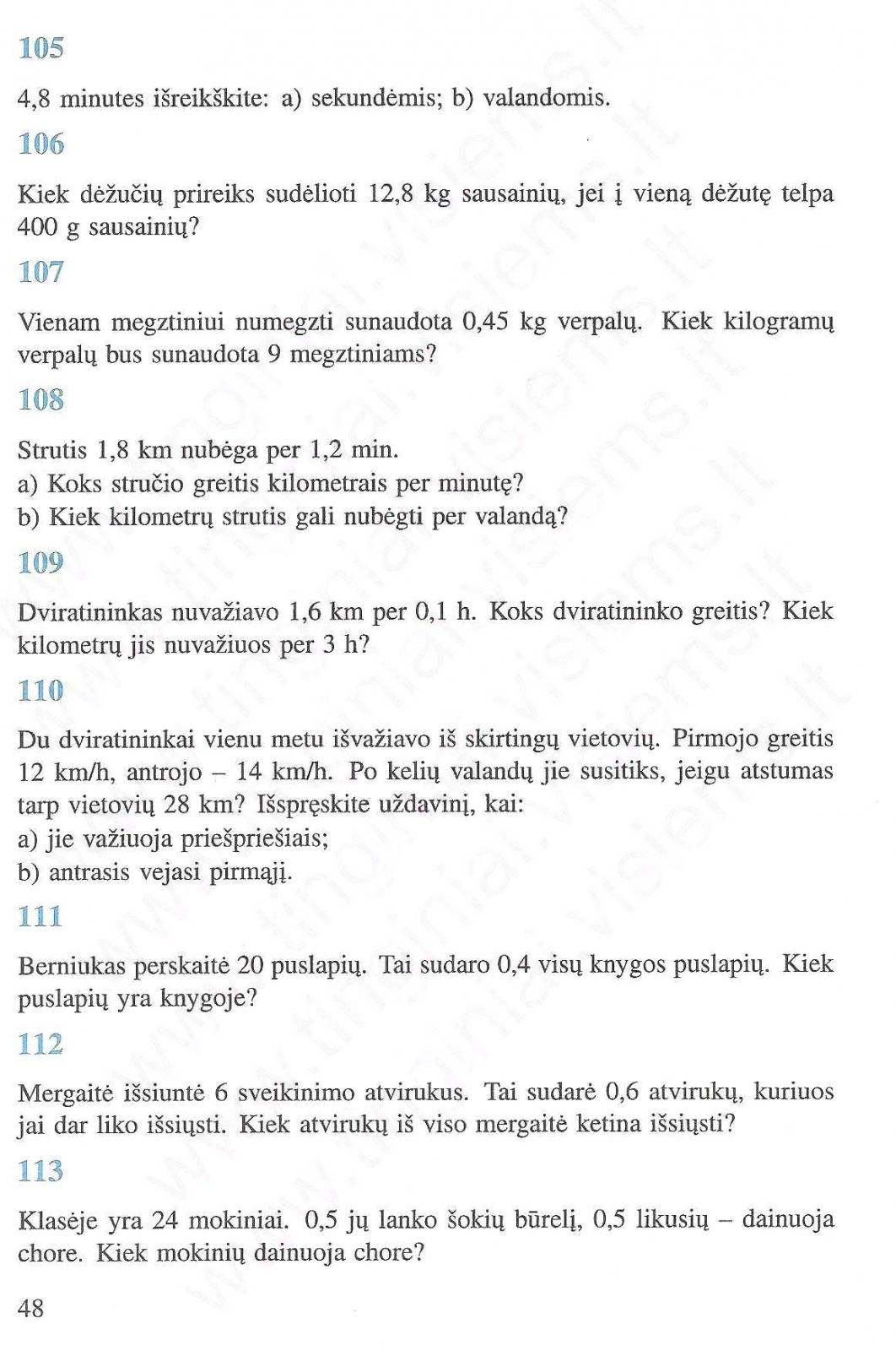 pratybu atsakymai
