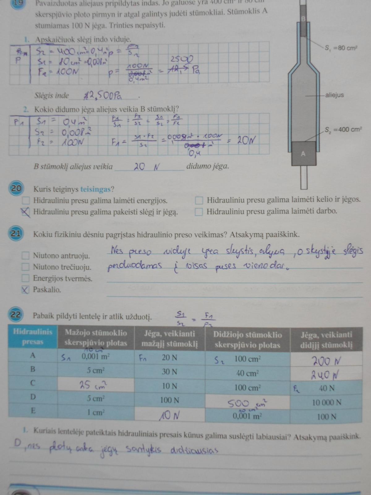 pratybu atsakymai