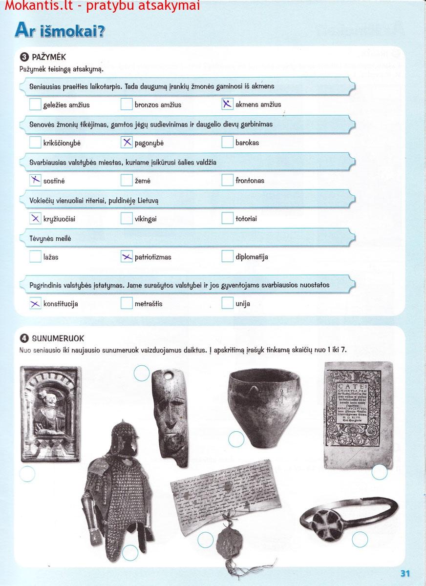 pratybu atsakymai