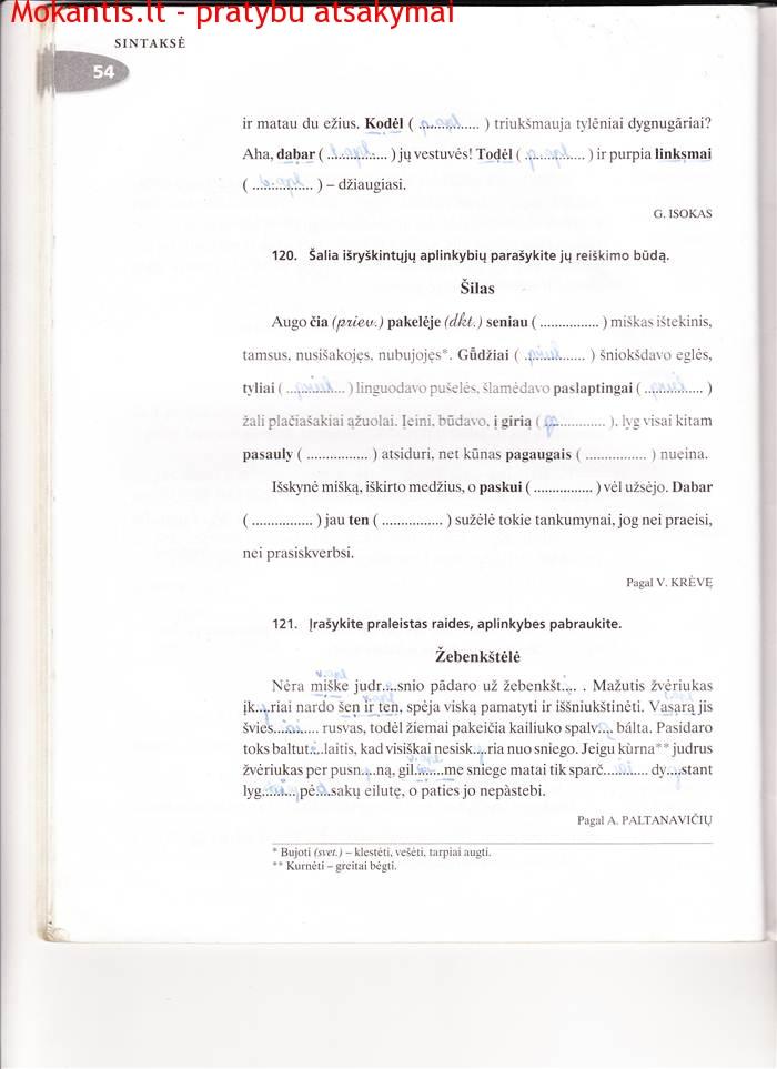 pratybu atsakymai