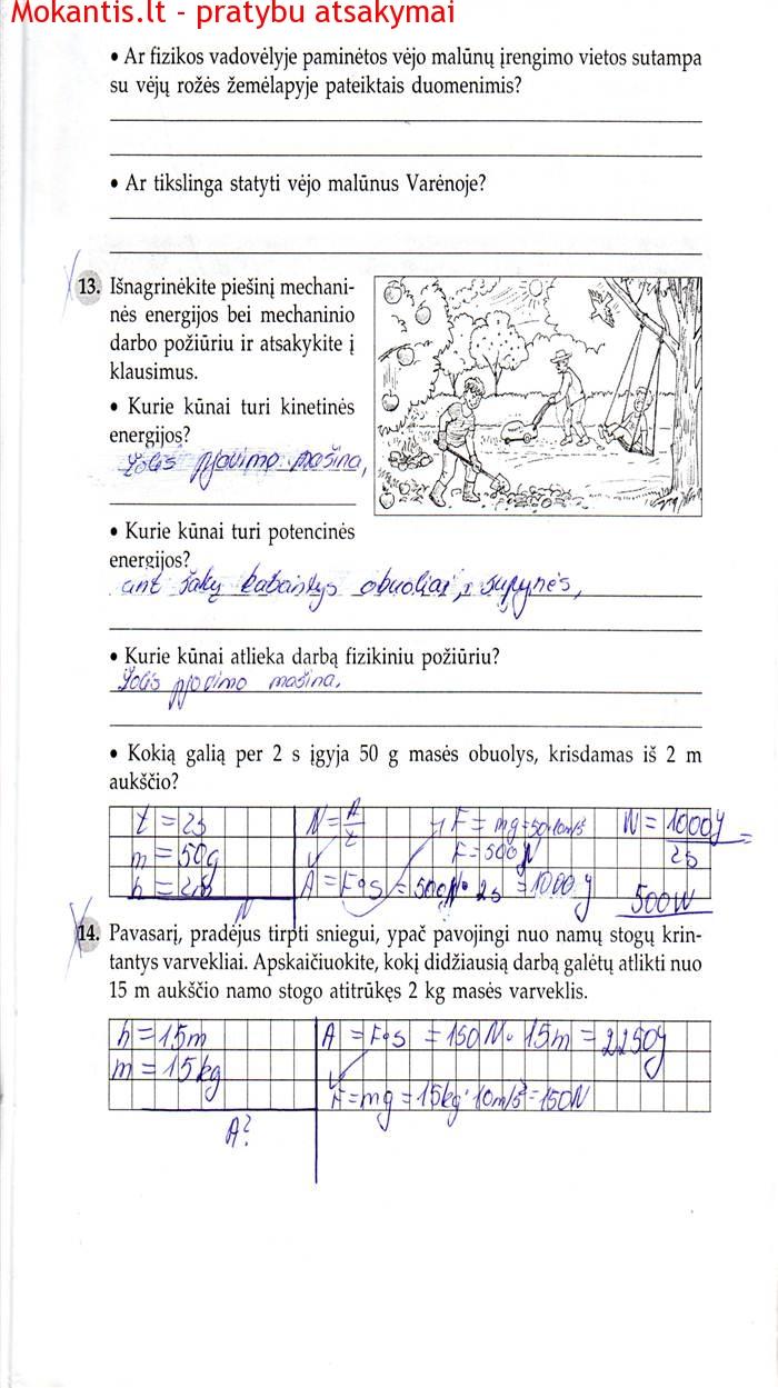 pratybu atsakymai