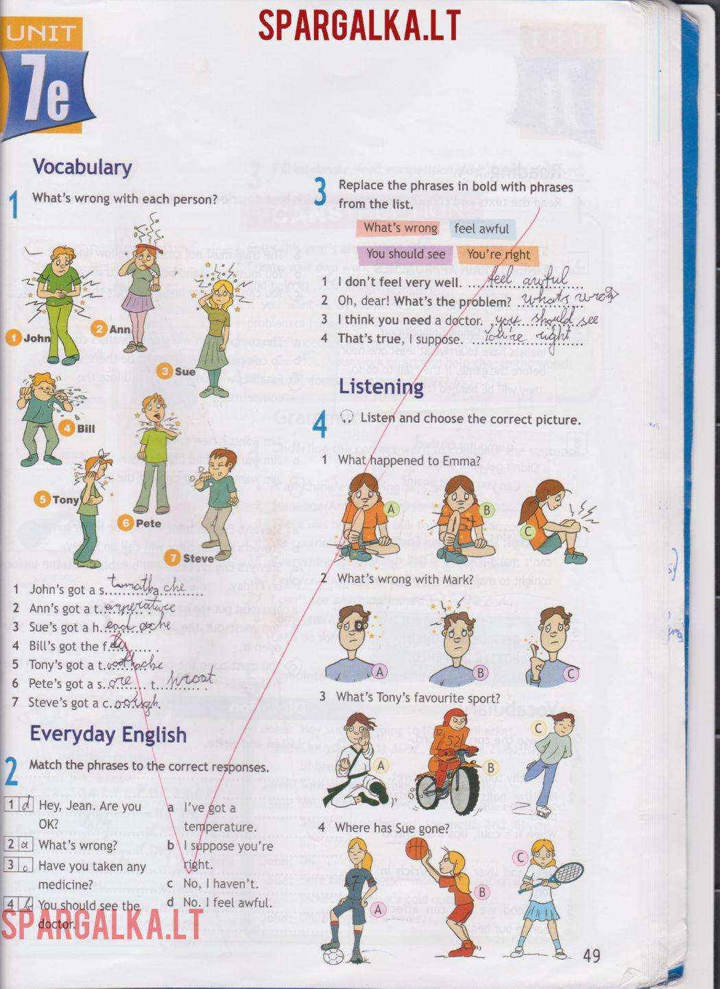 pratybu atsakymai