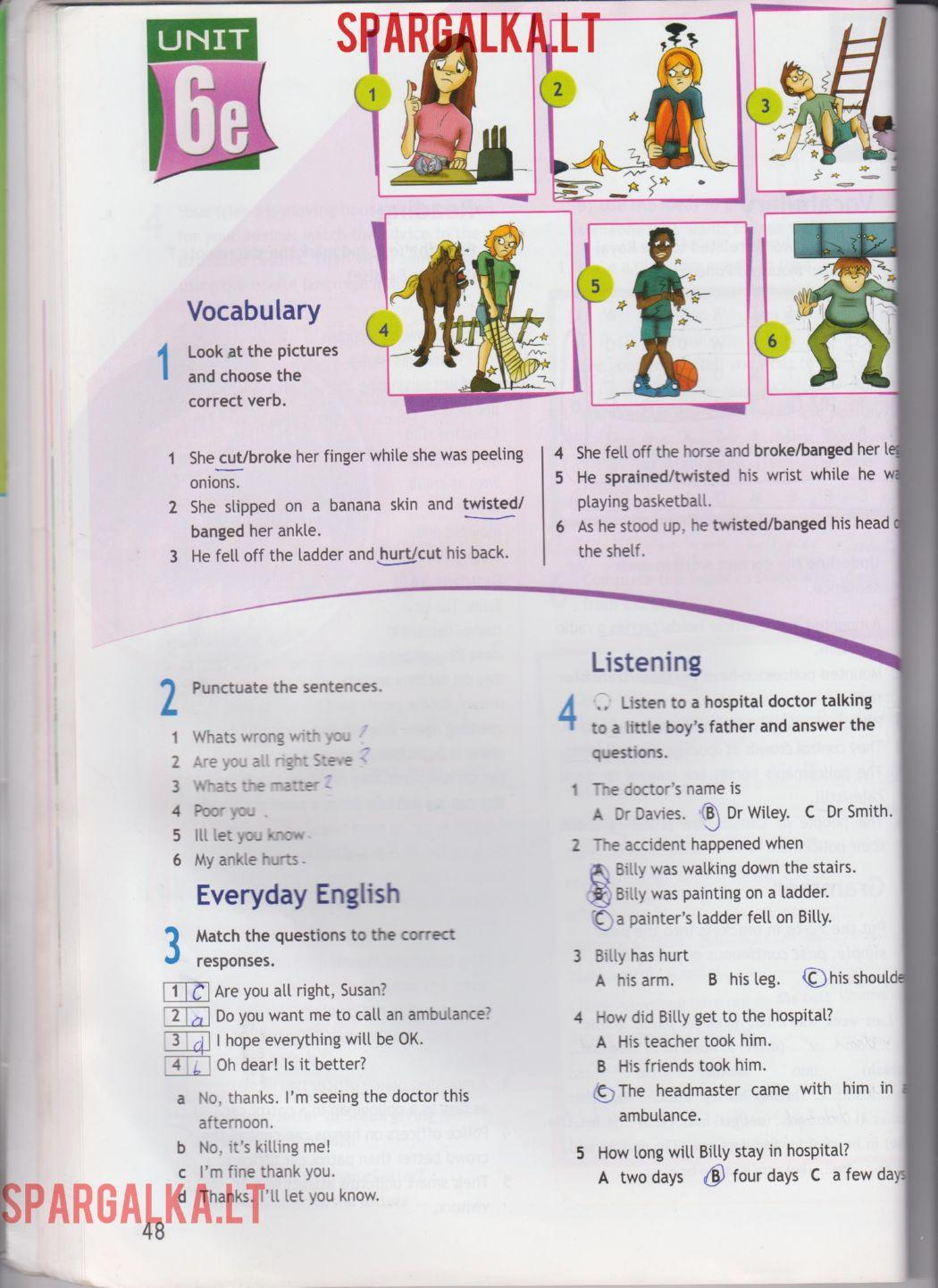 pratybu atsakymai